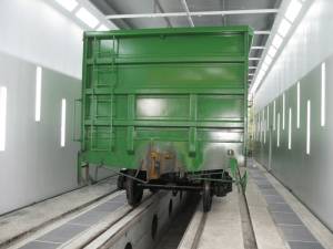 Покраска грузовых вагонов