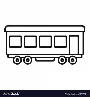 Вагон раскраска для детей