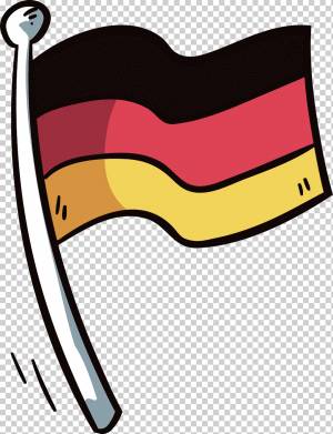 Флаг Германии Государственный флаг, ручная роспись немецкий флаг, акварель, флаг, текст png