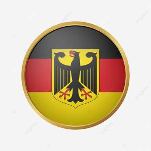 Флаги Германии с круговой золотой рамой PNG , Германия, флаг, Вектор PNG картинки и пнг рисунок для й загрузки