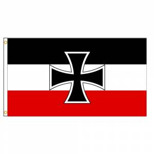 Флаг Конфедерации Северной Германии, флаг Джека времен 1 мировой войны, флаг немецкого и морского Джека, Железный крест, флаги и баннеры