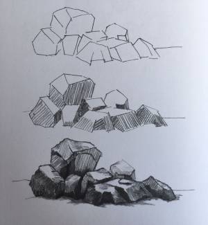Камни скетч