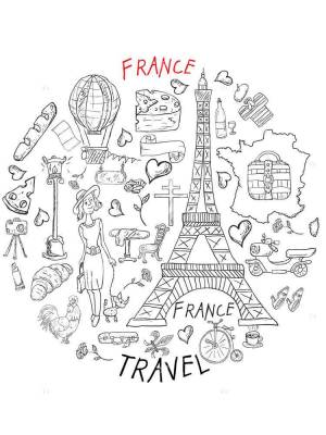 Раскраски Франция