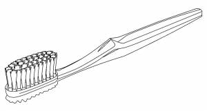 Раскраска Зубная Щетка