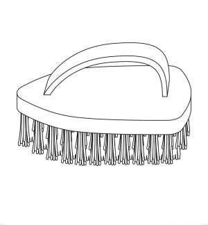 Раскраска щетка