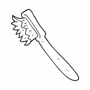 Раскраски Щетка