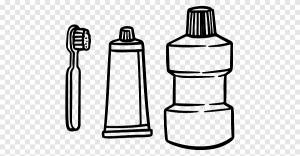 Рисунок Зубная щетка Книжка-раскраска Гигиена полости рта, Зубная щетка, ребенок, ванная комната png