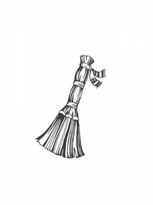 Раскраски Веник   в формате