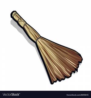 Веник рисунок