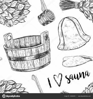 Раскраска веник