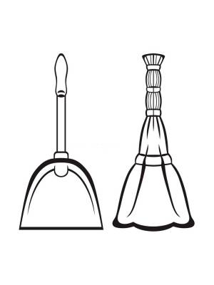 Раскраски Веник