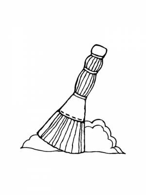 Раскраски Веник   в формате