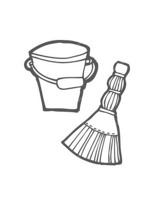 Раскраски Веник