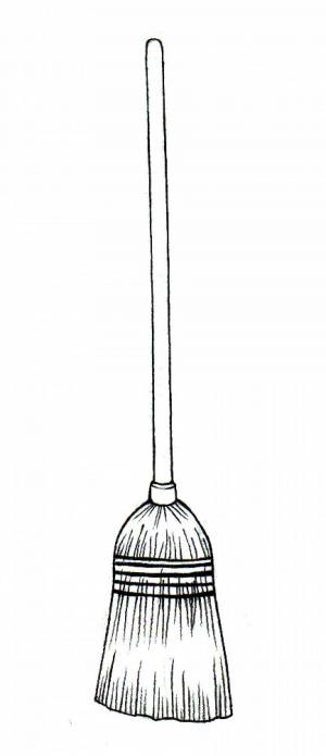 Раскраски Веник