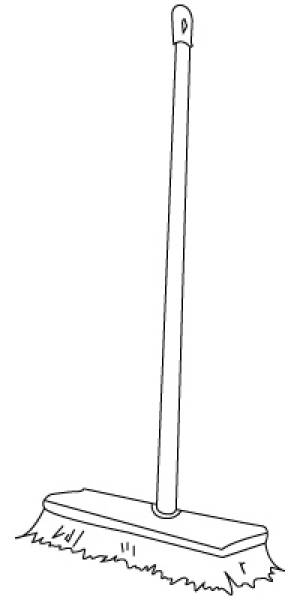 Раскраски Веник