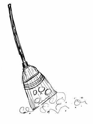 Раскраски Веник