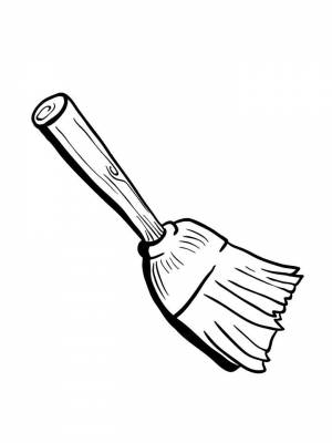 Раскраски Веник   в формате