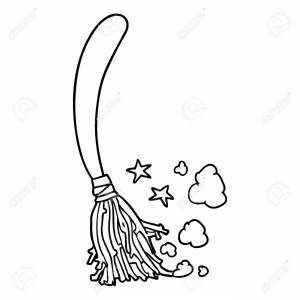 Метла раскраска