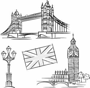Раскраска Биг Бен