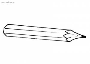 Раскраска Карандаш