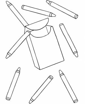 Раскраски карандаш, Раскраска карандаш Карандаш