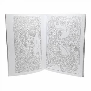 Книга-раскраска Рисунки и узоры в стиле ар-нуво
