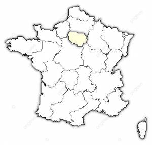 карта франции иль де франс европа Фото Фон И картинка для й загрузки