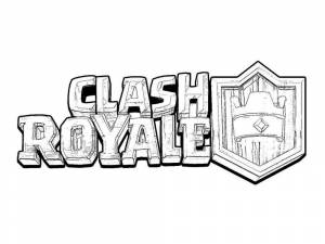 Раскраска Клеш Роял