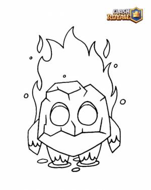 Раскраски Клеш Рояль