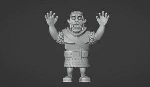 Файл STL Рисунок рыцаря Clash Royale ・Модель для загрузки и 3D-печати・Cults