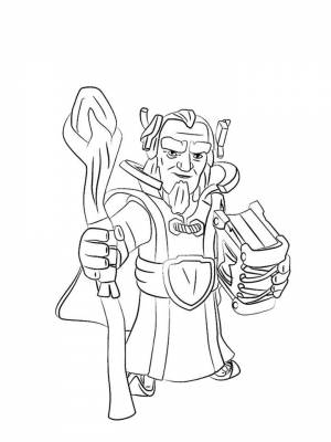 Раскраски Клеш Рояль   в формате