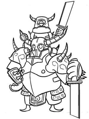 Раскраска Clash Royale