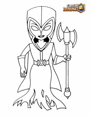 Раскраски Клеш Рояль