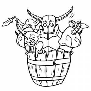 Раскраска Клеш Рояль