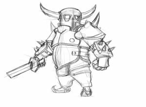 Рисунки клеш рояль карандашом