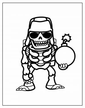 Рисунки по клеточкам клеш рояль