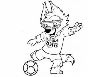 Раскраска Забивака