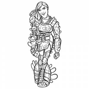 Раскраска Забияка