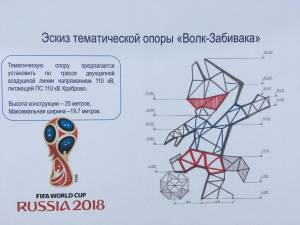 Фоторепортаж с открытия опоры ЛЭП, стзованной под волка Забиваку