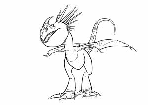 Бесплатно  раскраски «Как приручить дракона»