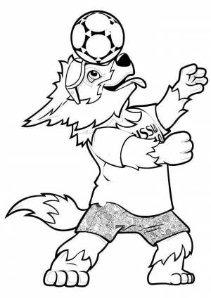 Раскраска Забивака