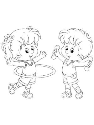 Раскраски Здоровый образ жизни