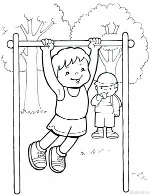 Раскраски на тему ЗОЖ для детей