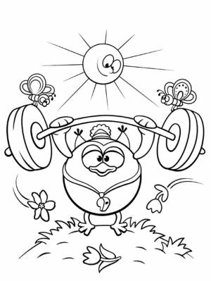 Раскраски Здоровый образ жизни