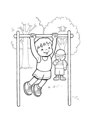 Раскраски Здоровый образ жизни