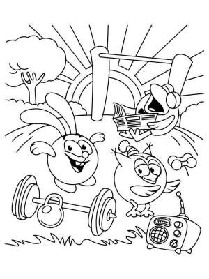 Раскраски Здоровый образ жизни