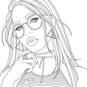 Рисунок человека раскраска