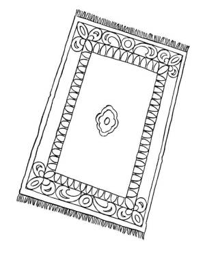 Раскраски Ковер