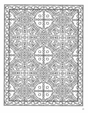 Раскраски ковер