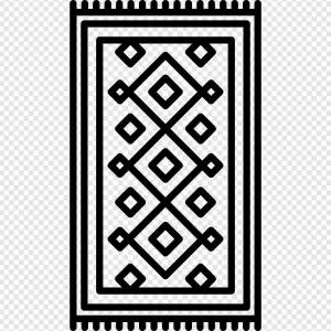 Раскраска коврик